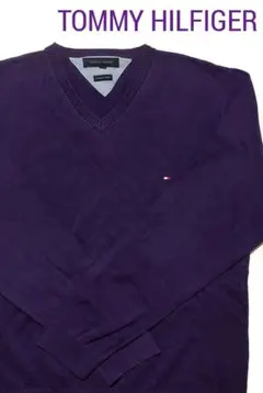 【良品】TOMMY HILFIGER(トミーヒルフィガー)メンズニット XL