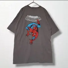 4【marble】スパイダーマン アメコミ Tシャツ 半袖 トップス お洒落 L