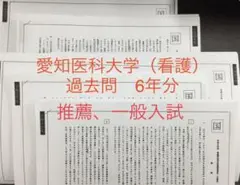 愛知医科大学 看護 過去問 推薦 一般 ②