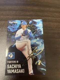 プロ野球 チップス スターカード 山﨑福也 山崎福也 2025 金箔サイン