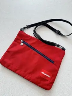 【最終値下げ】新品　MIKI HOUSE 赤 サコッシュバッグ