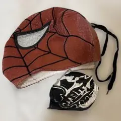 プロレス　ルチャリブレ　応援用マスク　スパイダーマン　おまけコインケース