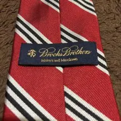 Brooks Brothers 赤 ストライプ ネクタイ