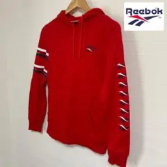 大幅値下げ!【Reebok】状態良好!袖ロゴパーカー