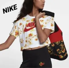 希少【NIKE】ナイキ 花柄Tシャツ 半袖 ショートスリーブ Ｌサイズ