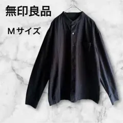 無印良品 メンズ長袖カットソー ブラック サイズM