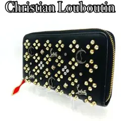 Christian Louboutin ラウンドファスナー スタッズ長財布