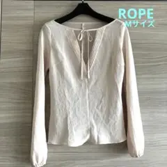 ロペ　ROPE Mサイズ　長袖シフォンブラウス