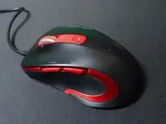 SANWA E3 USB接続マウス ブラック/レッド