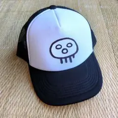 メッシュキャップ 黒 ミズタの帽子風
