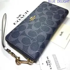 COACH コーチ ラグジュアリー シグネチャー デニムマルチ ストラップ付き