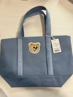 【新品タグ付き】フェイラー　オールドテディ　ワッペントートバッグ