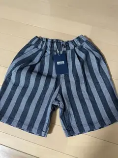 ⭐︎新品⭐︎BREEZE ブリーズ　ストライプ デニムハーフパンツ120