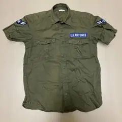 U.S. AIRFORCE ワークシャツ 半袖 オリーブドラブ