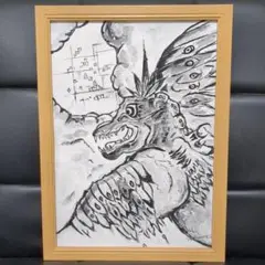 手描きアクリル画　八つ切サイズ一点もの