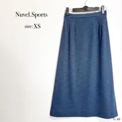 ☆美品☆ Nuvel Sports ヌーベルスポーツ ネイビー　フレア スカート
