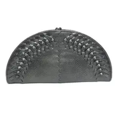 【美品】BOTTEGA VENETA クラッチバッグ イントレチャート シルバー