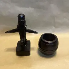 木製人形とバレルの装飾セット