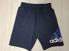 adidas ネイビー ハーフパンツ 120cm