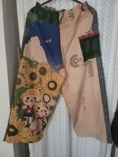手ぬぐいリメイク　柿しぶ染め