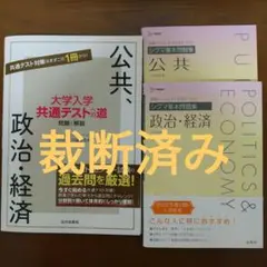 シグマ基本問題集と大学入学 共通テストの道 公共・政治・経済セット