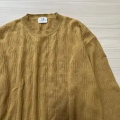 dunhill sport ダンヒル　アラン　ニット　セーター　カシミヤ混　羊毛