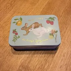 【うさぎ柄】空き缶　缶　カンカン