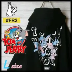 【超希少デザイン】FR2 トムとジェリー コラボ パーカー 入手困難人気Lサイズ