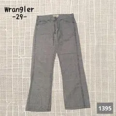 A-1395〈Wrangler〉千鳥格子柄　チノパン　サイズ29