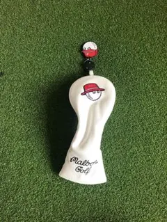 MALBON GOLF マルボン ゴルフ ウッド用ヘッドカバー 3番 ホワイト