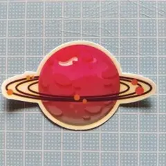 防水ステッカー　惑星　輪　星　天体　宇宙　E2