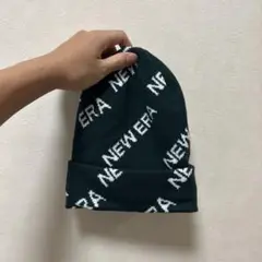 NEW ERA ニット帽 ダークグリーン