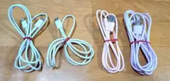 Lightningケーブル 4本セット　ピンク　パープル　白