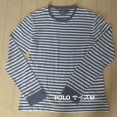 メンズPolo by Ralph Lauren ストライプ長袖カットソー M