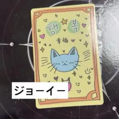 BOYS2PLANET ボイプラ トレカ ファンジョーイー ジョーイー