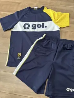 gol. スポーツウェアセット ネイビー/イエロー