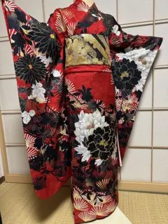 豪華高級 正絹 振袖 フルセット 必要な物全て付いてます