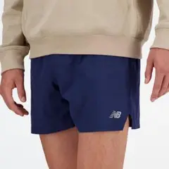 新品 ニューバランス 吸水速乾/伸縮/通気/軽量 RC Short7 紺色 L