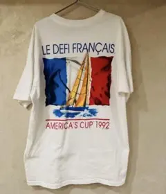 ビンテージ古着LE DEFI FRANÇAIS アメリカズカップTシャツ1992