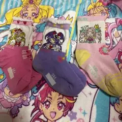 魔法つかいプリキュア アニメキャラクター靴下 3足セット 16〜18cm