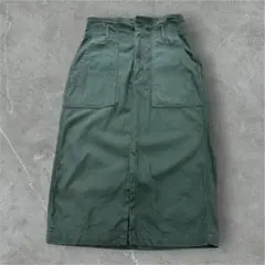 【美品】カーキ　タイトスカート