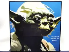 【新品 No 67】 ポップアートパネル ヨーダ STAR WARS