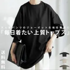 【試着のみ】antiqua アンティカ　カットジョーゼットブラウス　ブラック