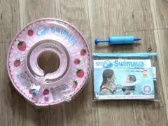 Swimava 赤ちゃん用浮き輪 いちご柄