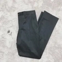 【ヴィンテージ】スラックスパンツ ストライプ フォーマル ビジネス 仕事 着回し