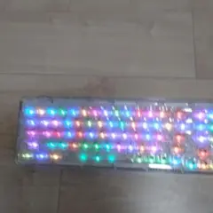 ジャンク クリア RGBバックライト メカニカルキーボード 本体