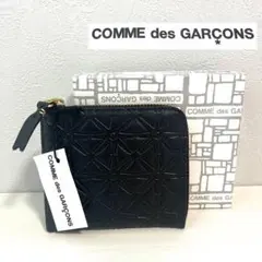 【未使用品】COMME de GARCONS コンパクトウォレット　L字　レザー