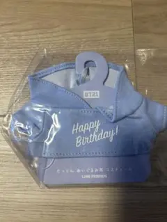 BT21 たっとんS コスチューム　バースデーパーカー　水色