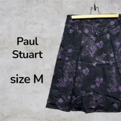 Paul Stuart ポールスチュアート　フレアスカート　花柄　古着