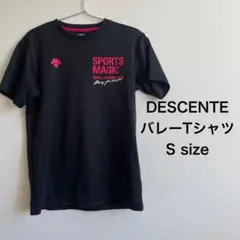 DESCENTE バレートシャツ Sサイズ ブラック